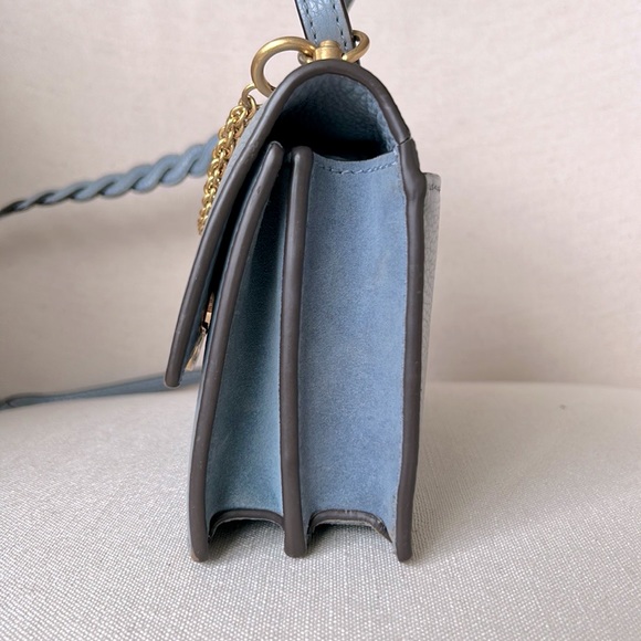 Tory Burch Miller Shoulder Bag in Blue - Picture 2 of 9